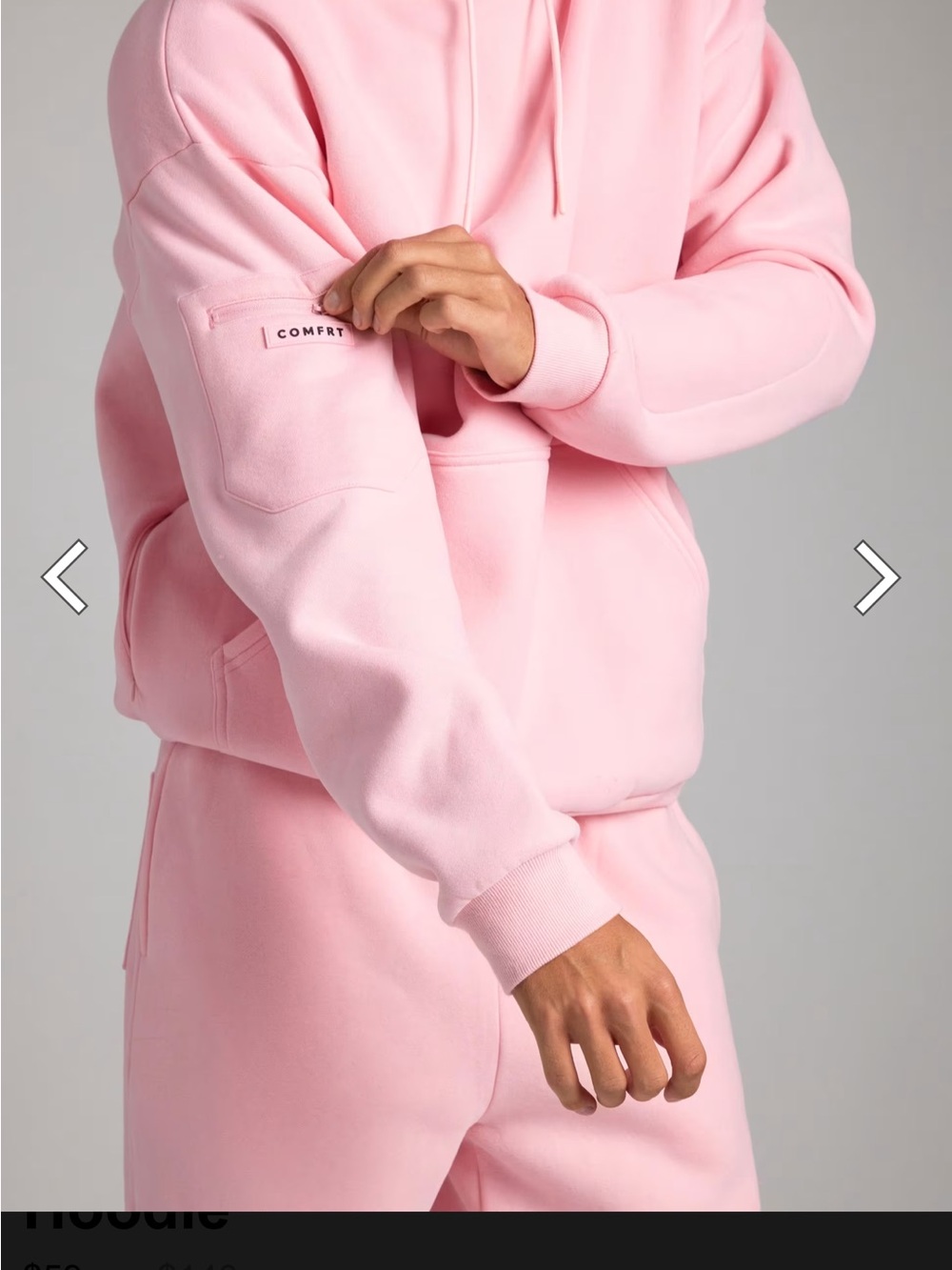Comfrt Pink Oversized Travel Hoodie - Picture 3 of 10